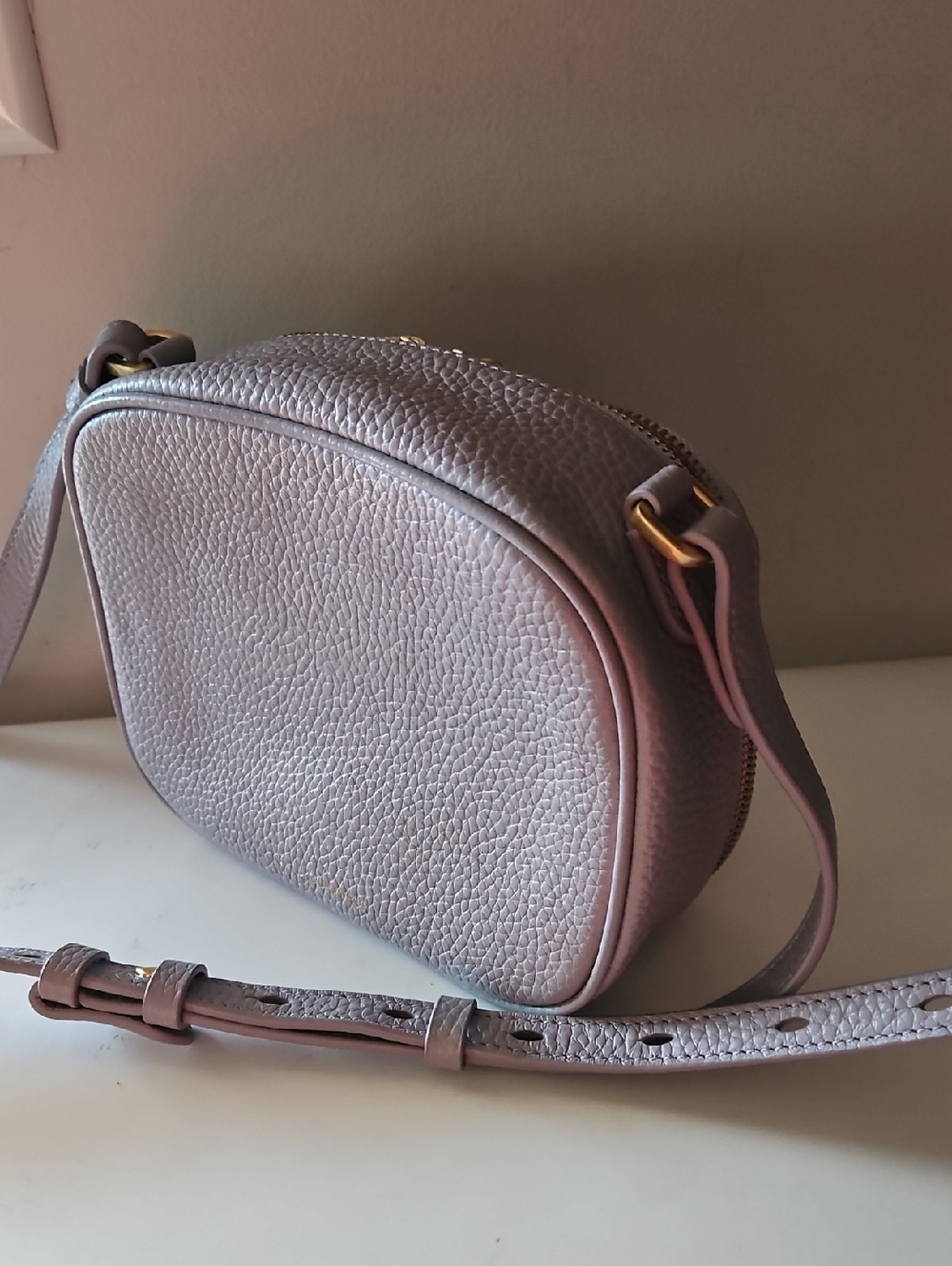 LULU GUINESS PATSY PALE LAVENDER CROSSBODY (NEW $235)